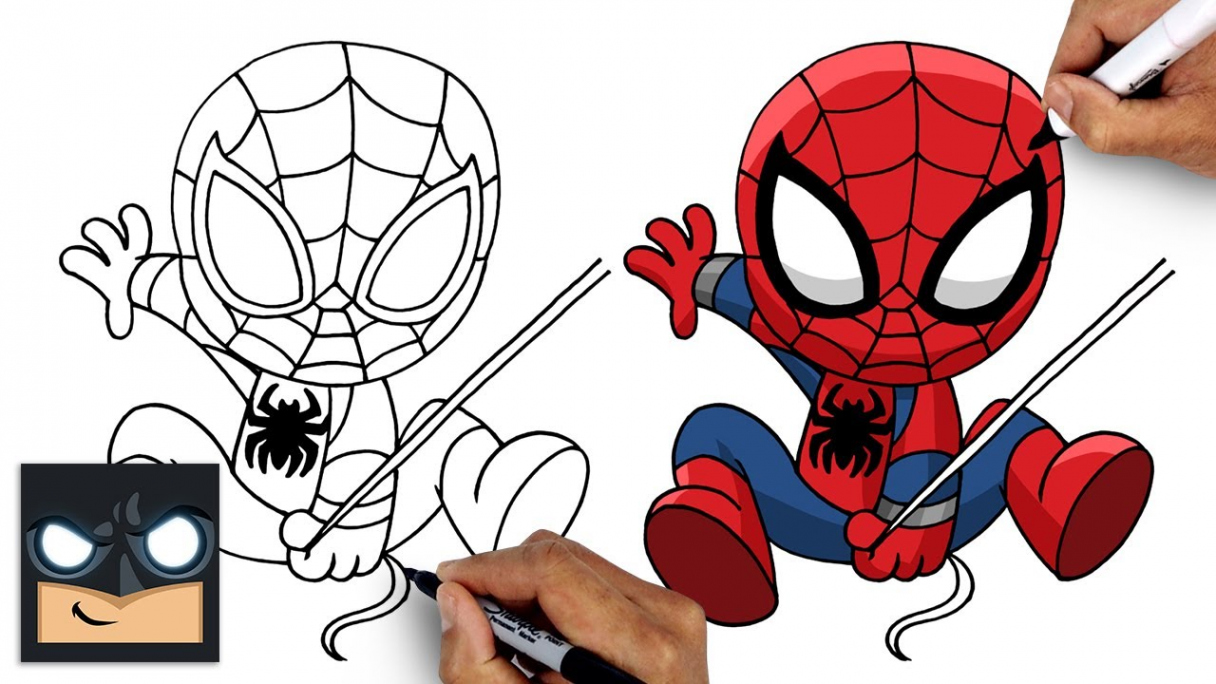 How To Draw Spider Man  Drawing Tutorial (Step by Step)