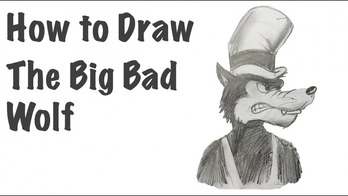 How to Draw the Big Bad Wolf