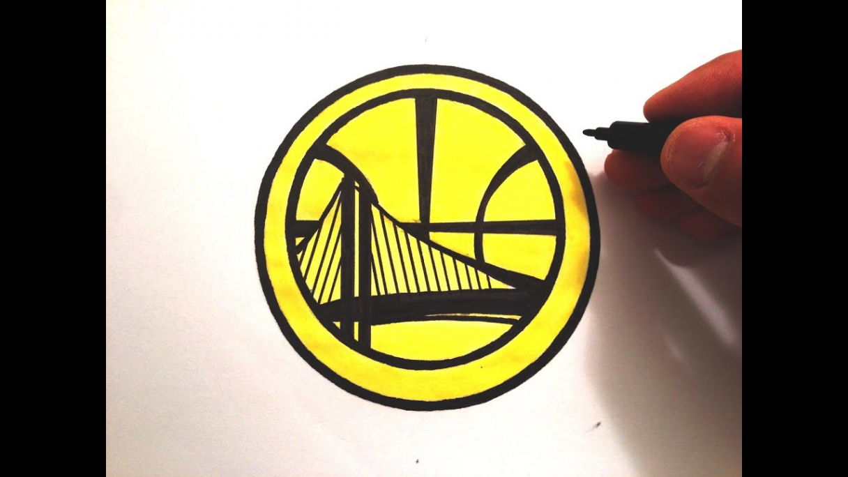 How to Draw the Golden State Warriors Logo