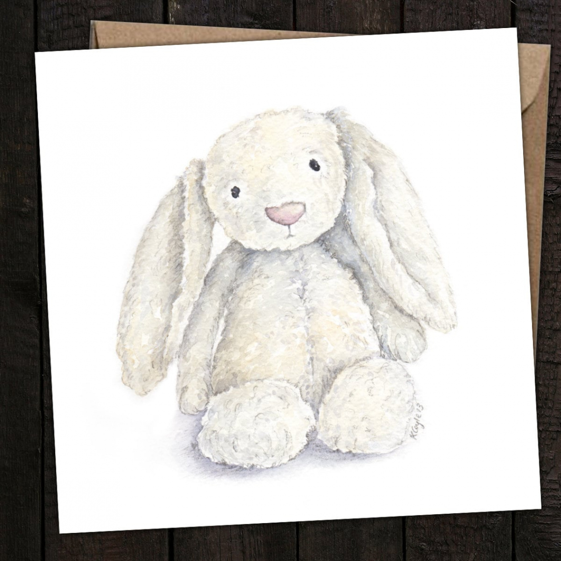 Jellycat Bunny Karte - Etsy