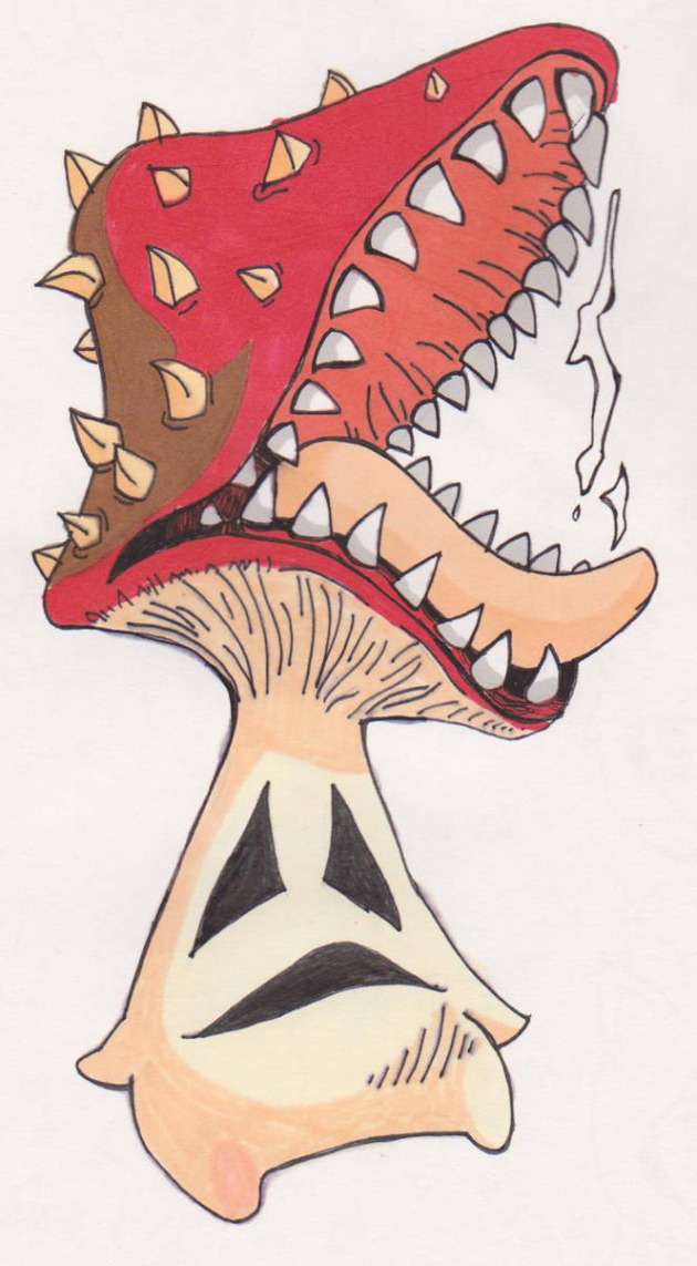 KILLER MUSHROOM by olivaceous on DeviantArt