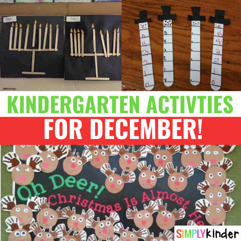 Kindergarten Activities for December