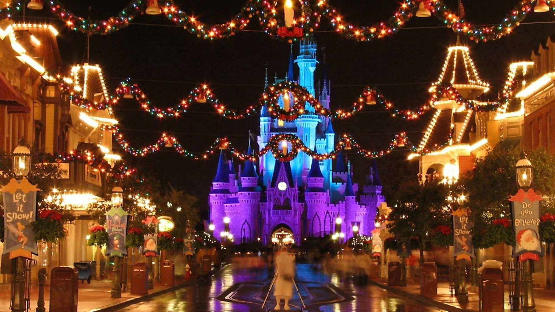 Latest Disney World Christmas Wallpaper FULL HD ×80 For