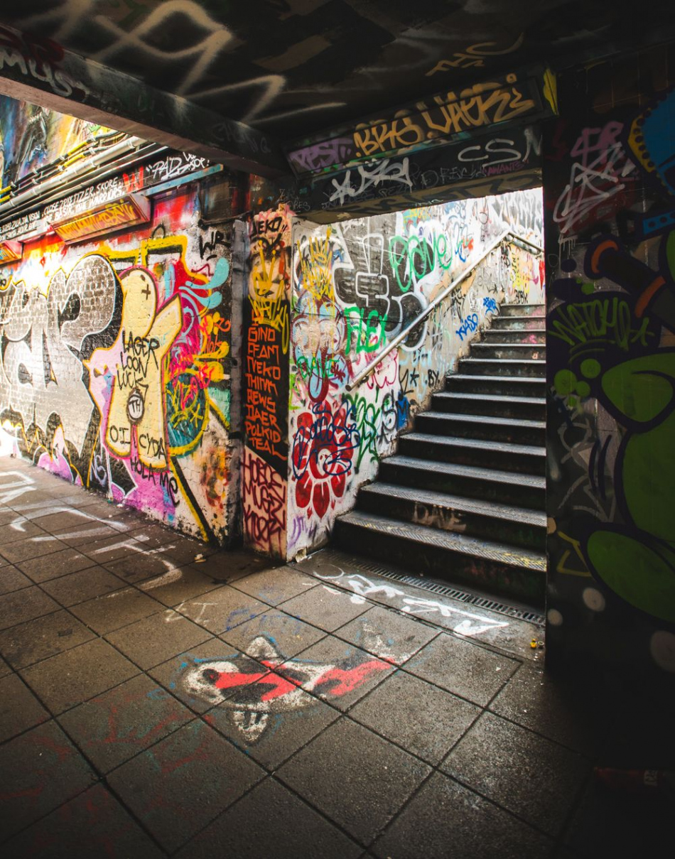 Leake Street Graff II  Squint Photography  Street graffiti