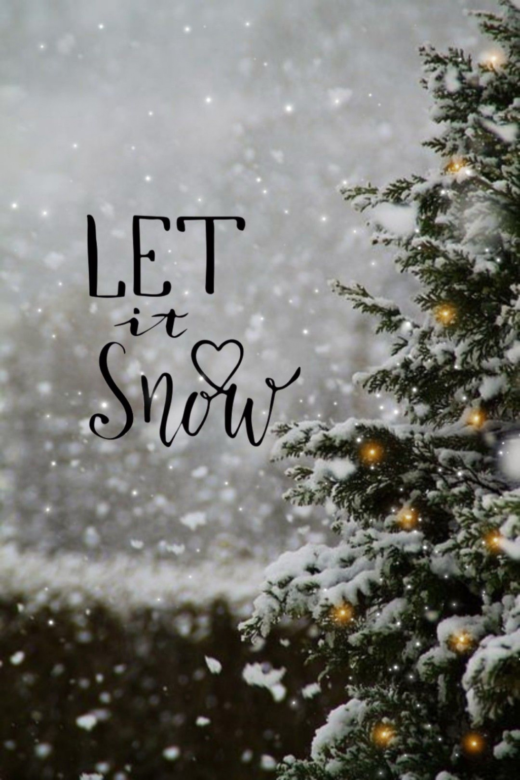 Let it snow  Christmas phone wallpaper, Christmas wallpaper