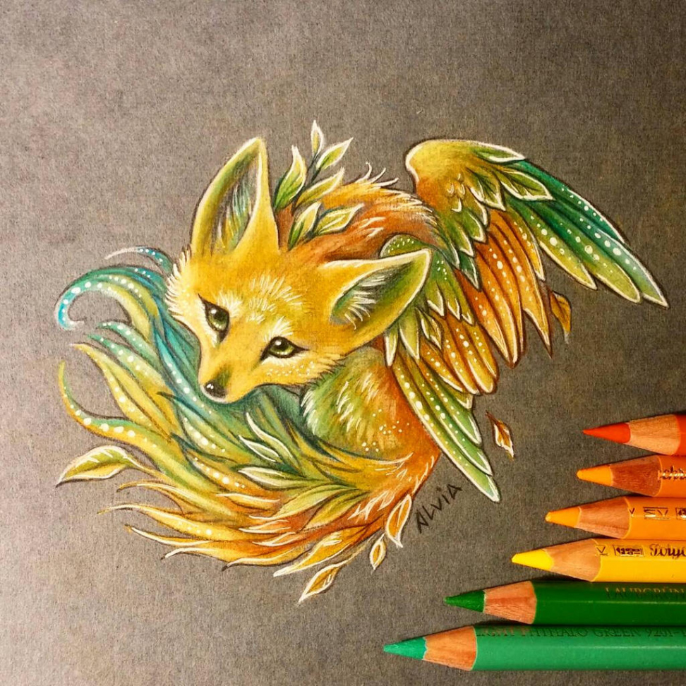 Little fox of nature by AlviaAlcedo on DeviantArt