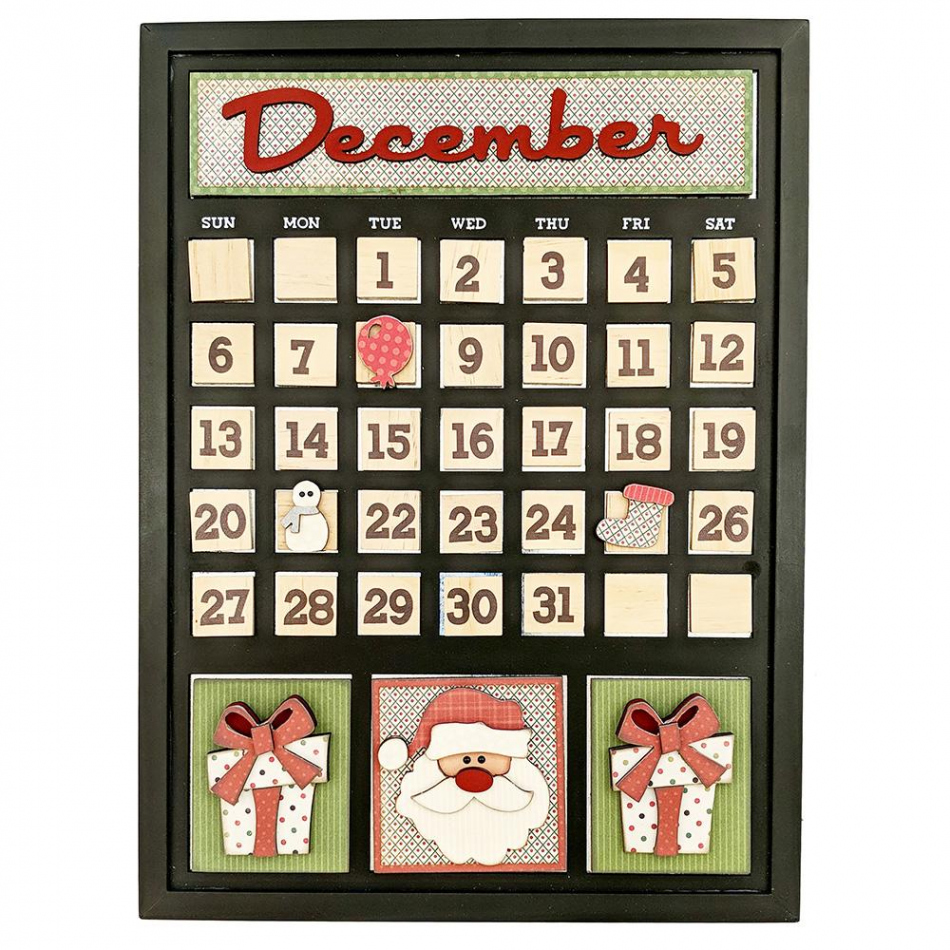 Magnetic Calendar - December