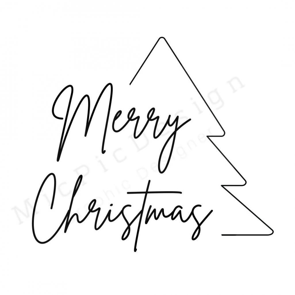 Merry Christmas SVG-downloadable Christmas svg-merry christmas