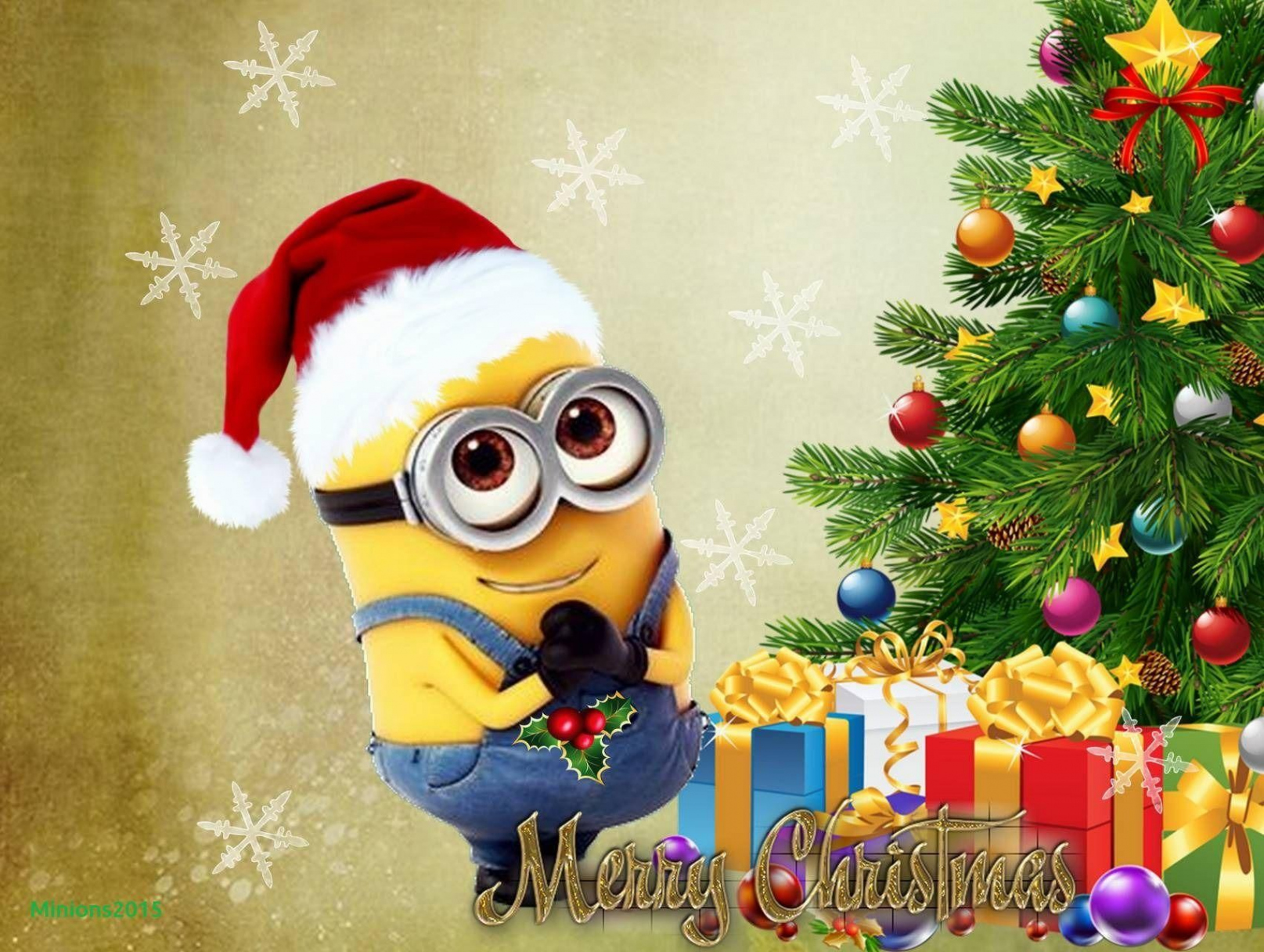 Minions Christmas Wallpapers - Wallpaper Cave  Minion christmas