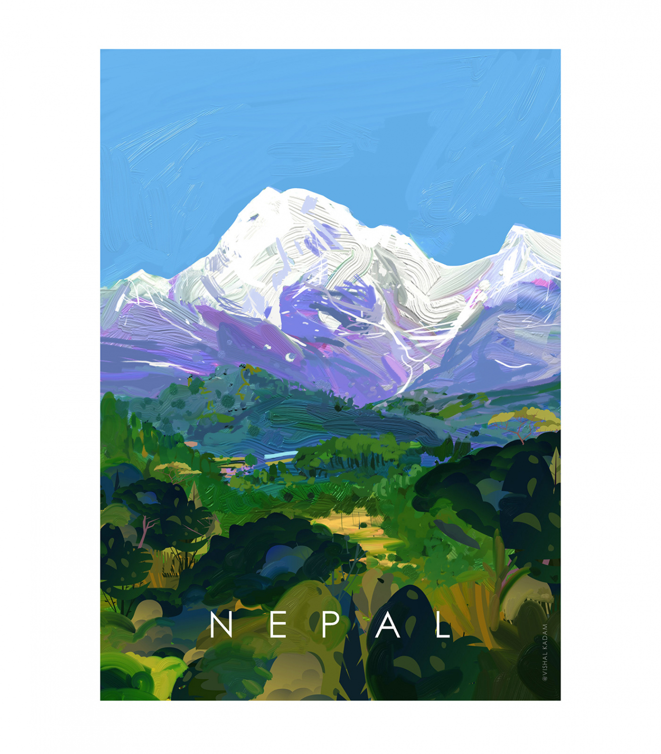 Mountain of Nepal on Behance