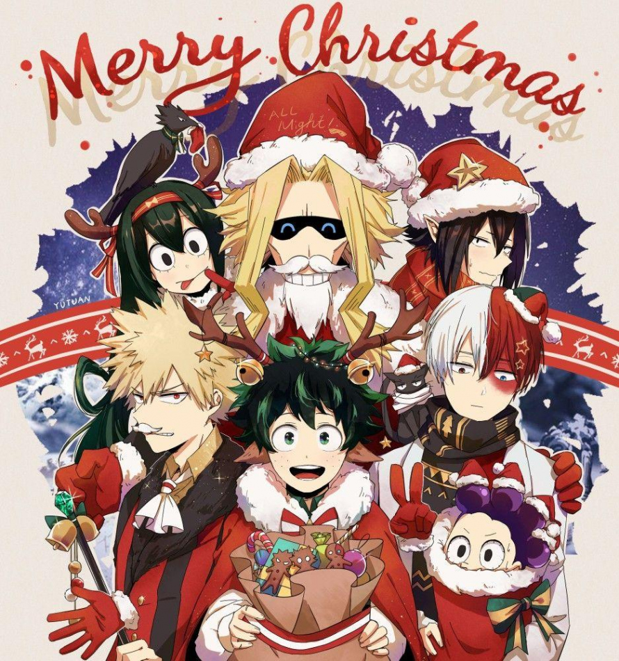 My Hero Academia Christmas Wallpapers - Wallpaper Cave