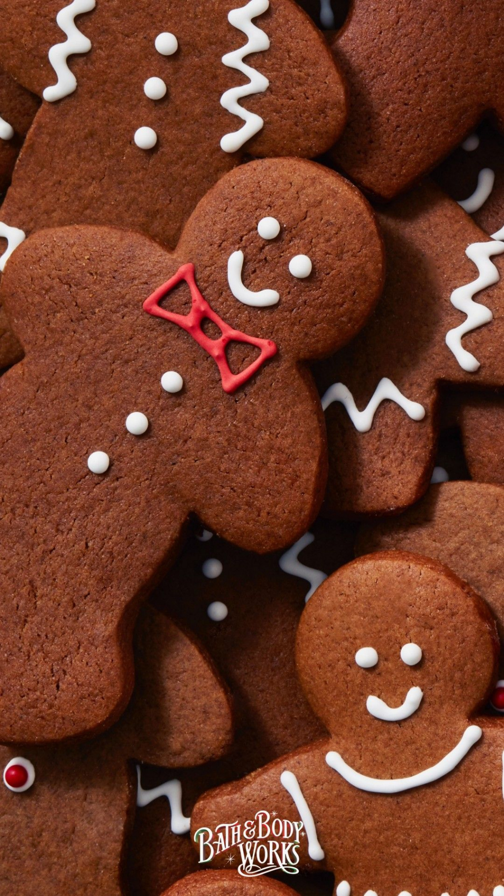 New Gingerbread iPhone Wallpaper  Cute christmas wallpaper