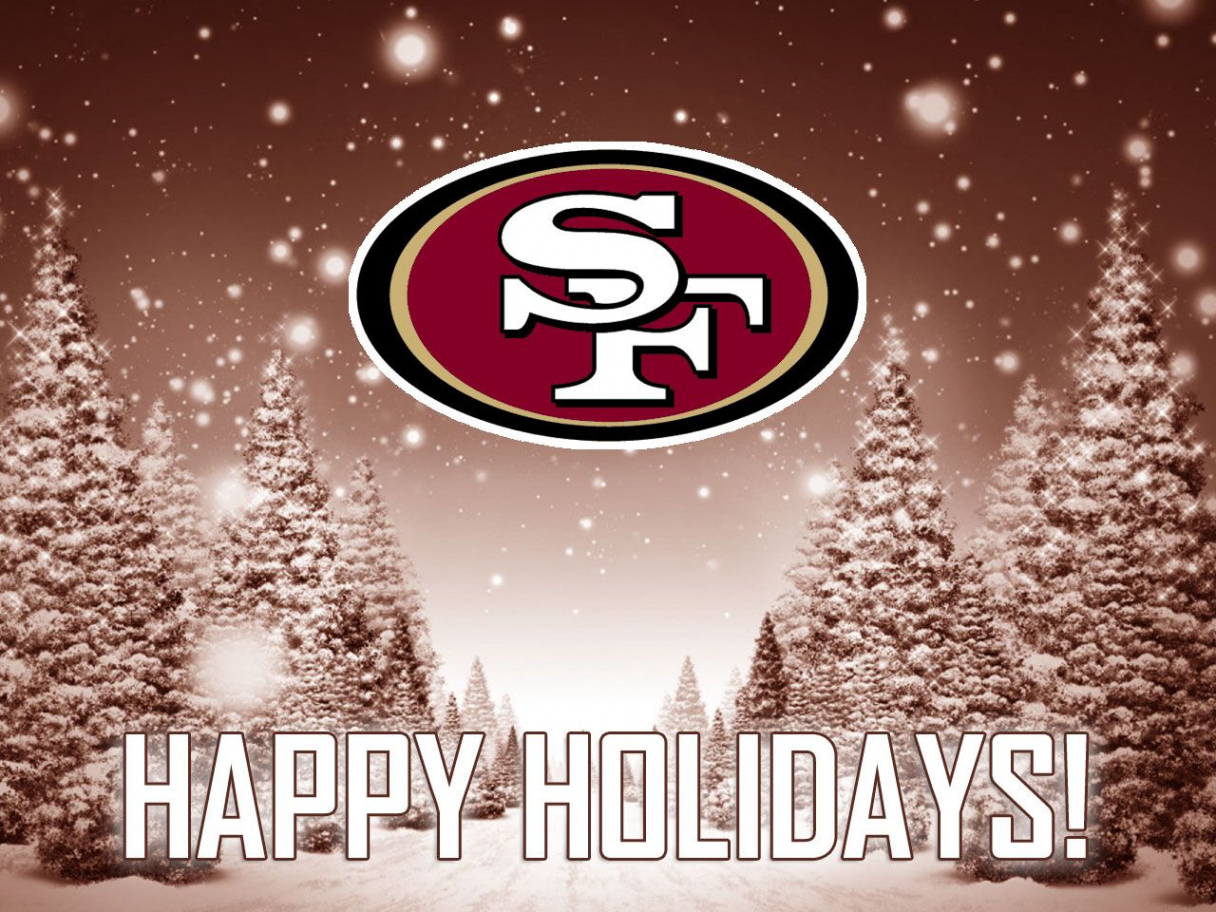 NFL Christmas Wallpaper  San francisco ers, ers, San