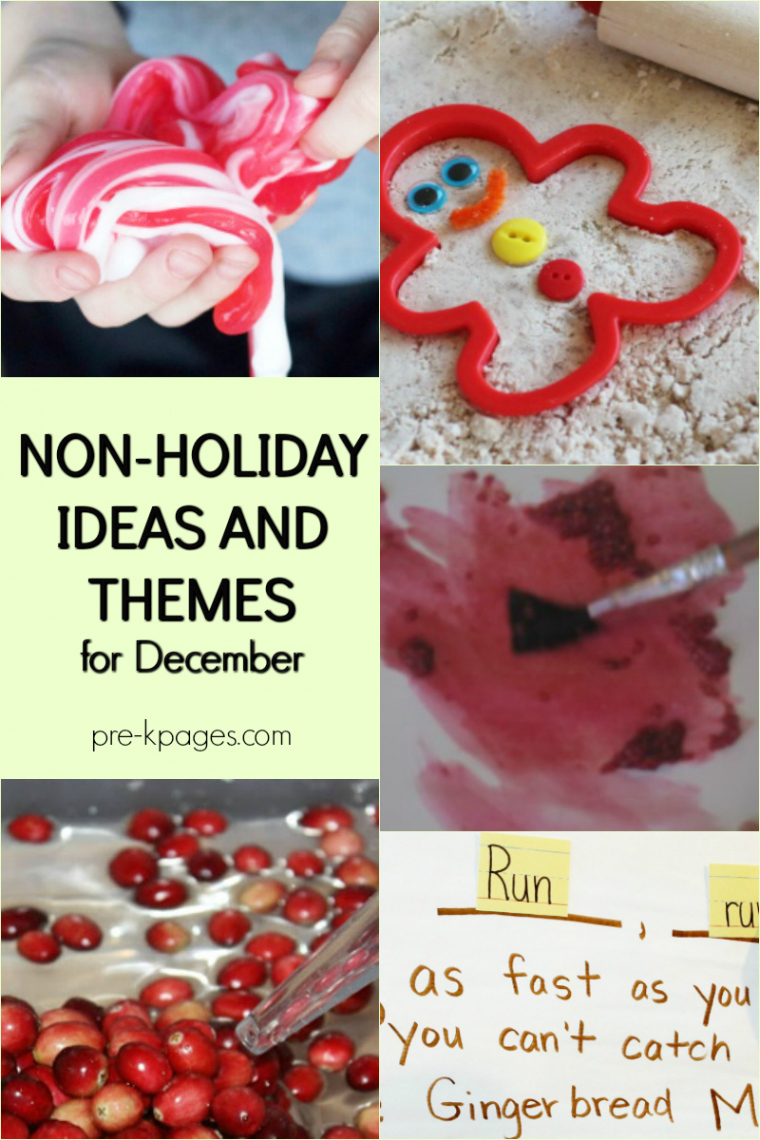 Non-Holiday Themes and Ideas for December - Pre-K Pages