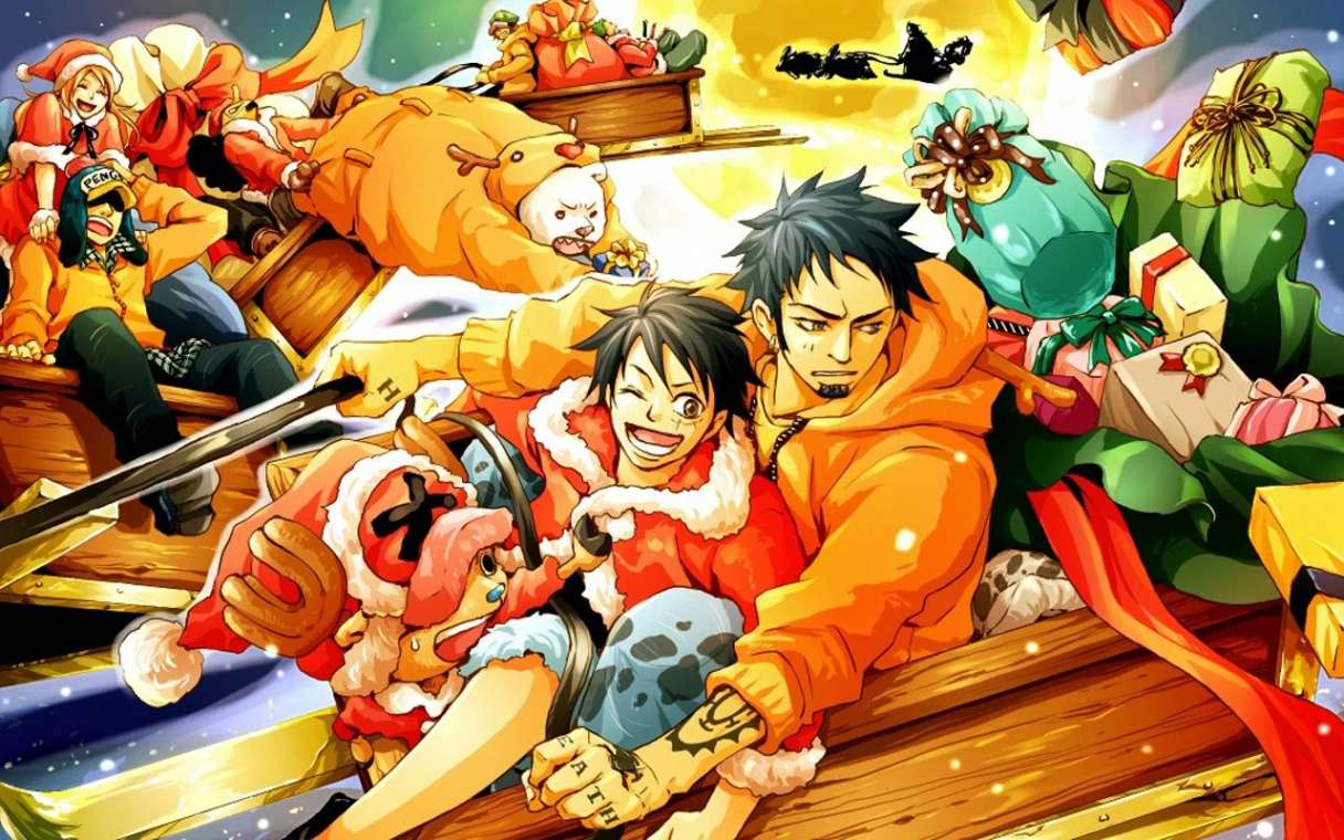 one piece christmas anime hd wallpaper x  Anime, One piece