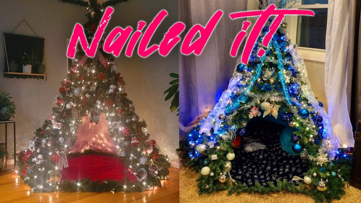 Our "TreePee"! How to build a Christmas Tree Teepee