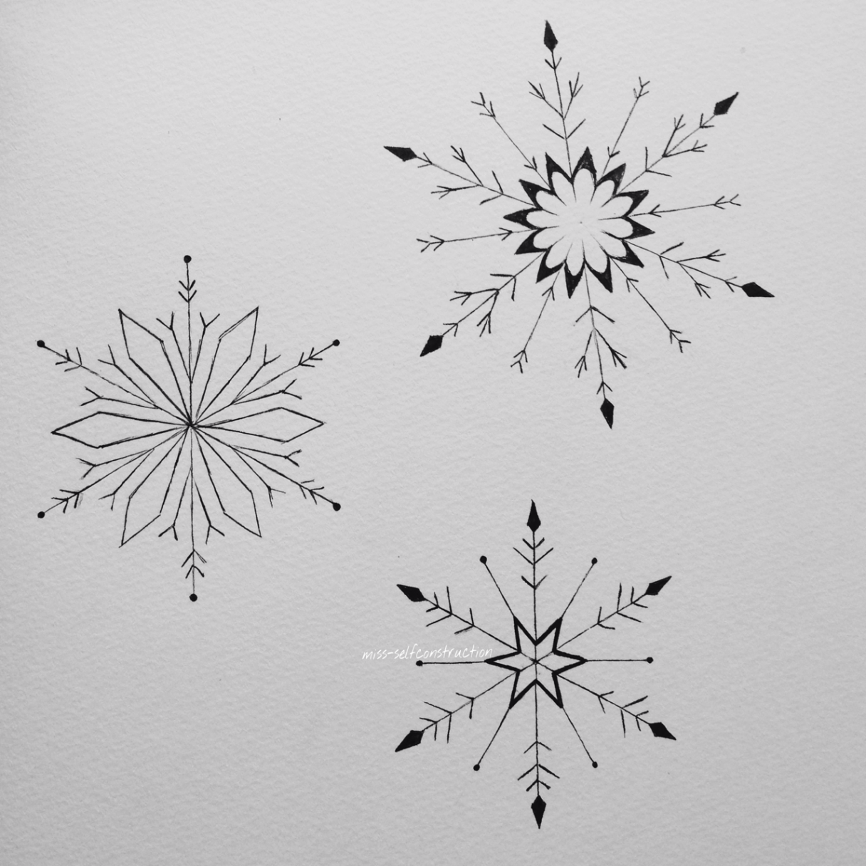 Permanent  Snow flake tattoo, Tattoos, Winter tattoo