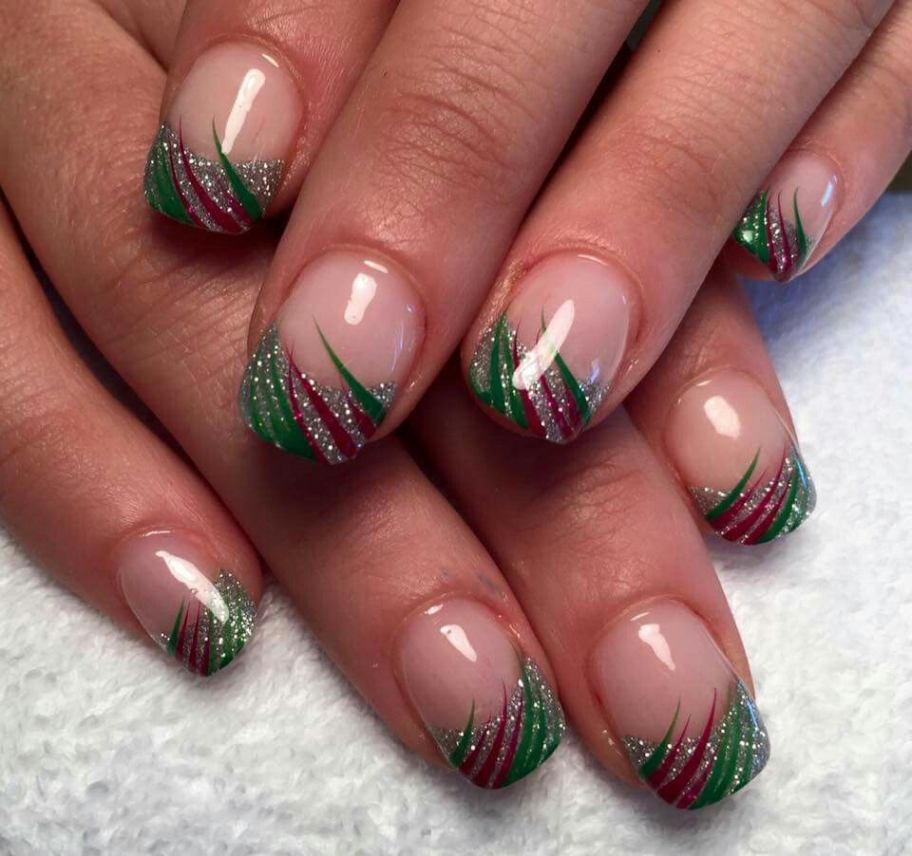 Pin by Janien Crampton on Xmas nails  Nail tip designs, Nail art