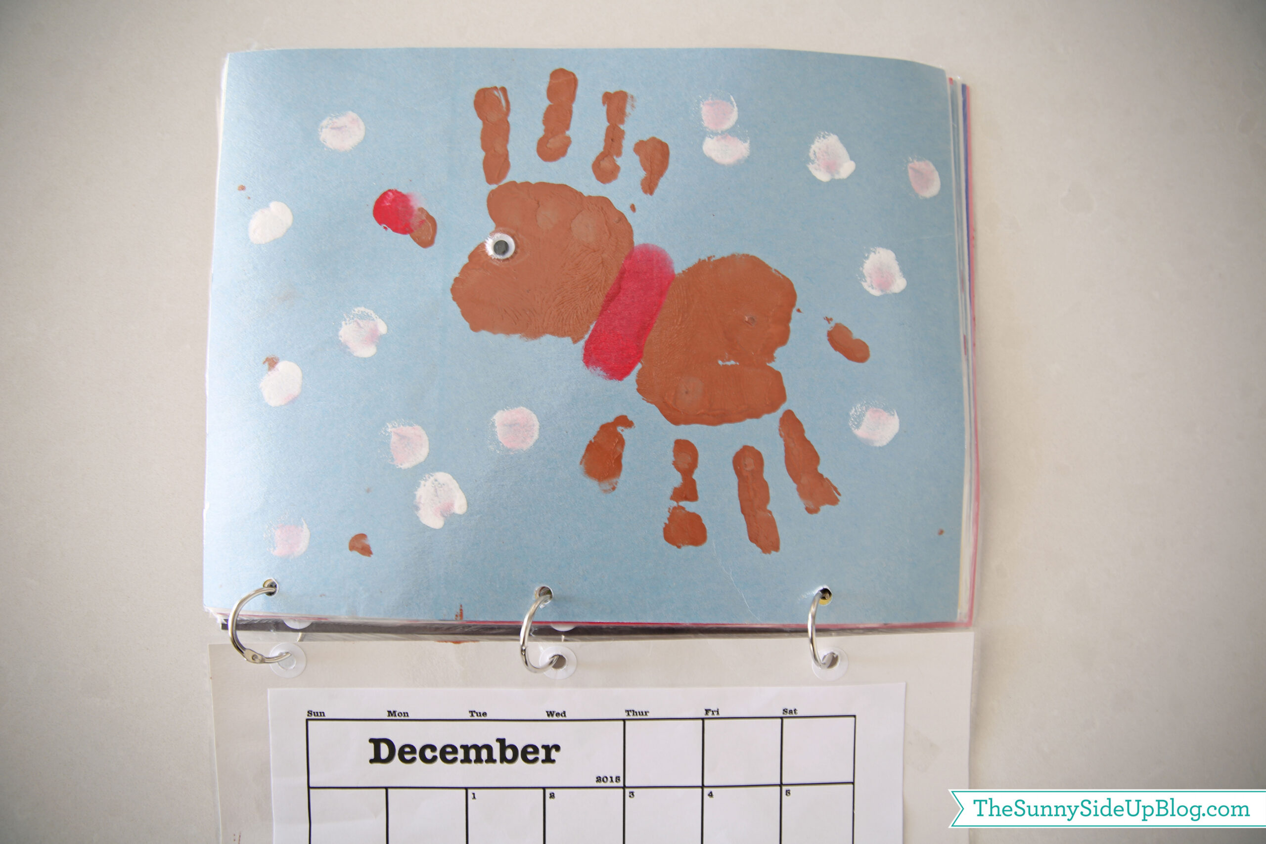 planner/handprint calendar - The Sunny Side Up Blog