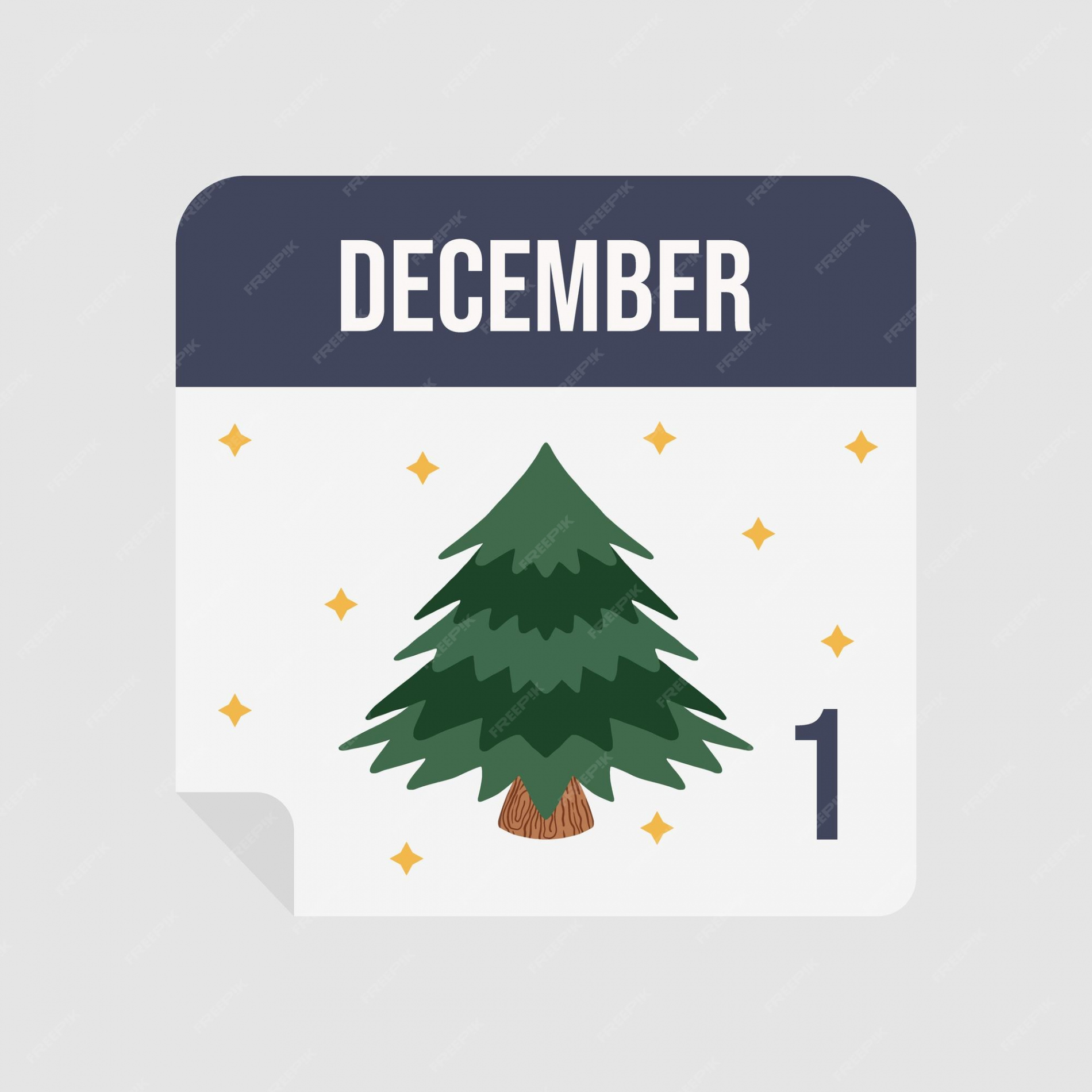 Premium Vector  Christmas advent calendar