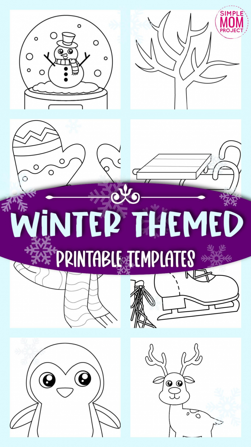 Printable Winter Templates – Simple Mom Project