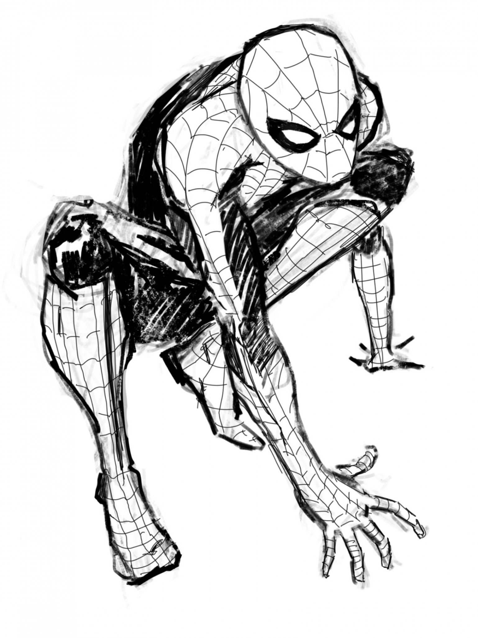 Quick sketch : r/Spiderman