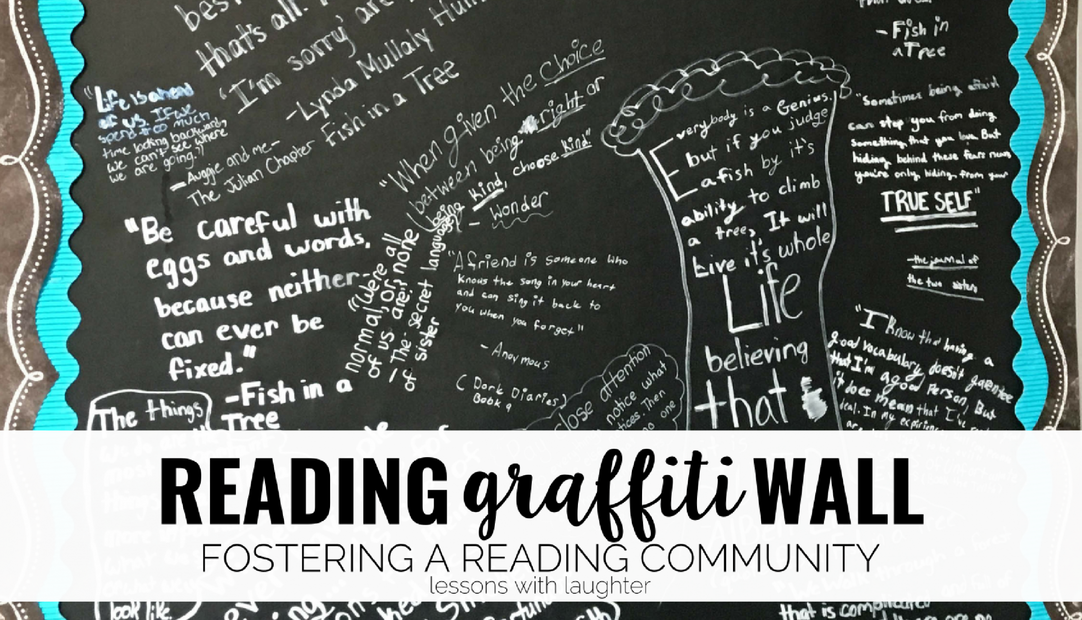 Reading Graffiti Wall: Fostering a Classroom Reading Community