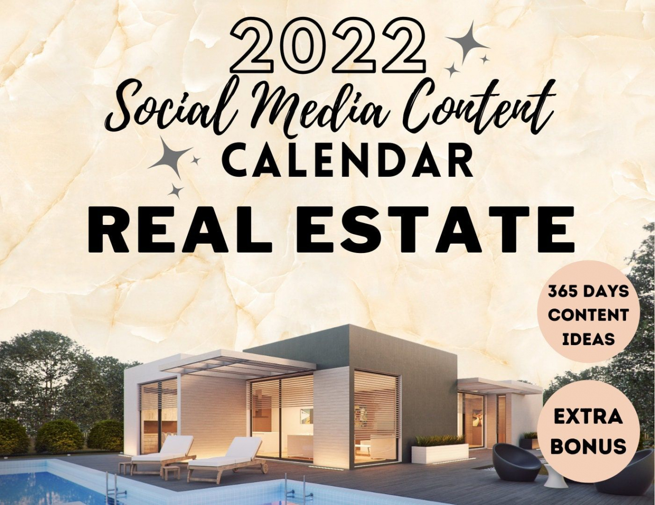 Real Estate Social Media Content Calendar for   Days - Etsy