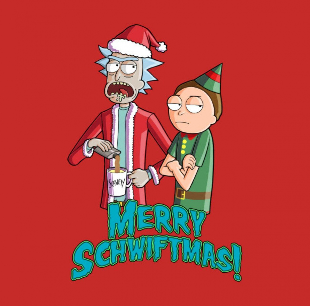 Rick And Morty Christmas Wallpapers - Wallpaper Cave