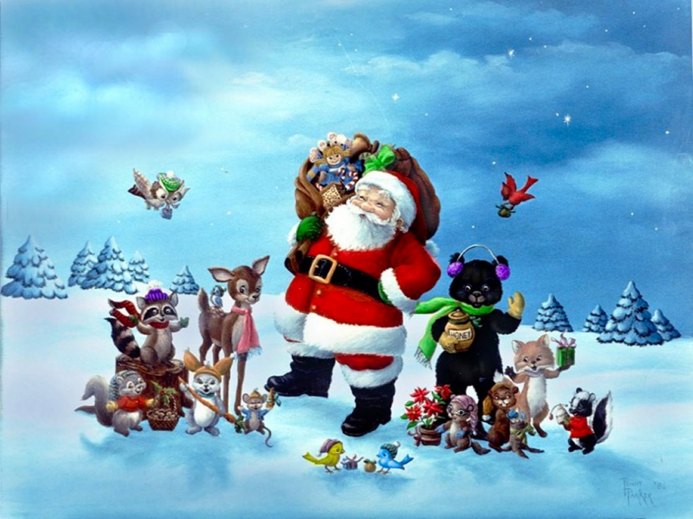 + Santa HD Wallpapers and Backgrounds