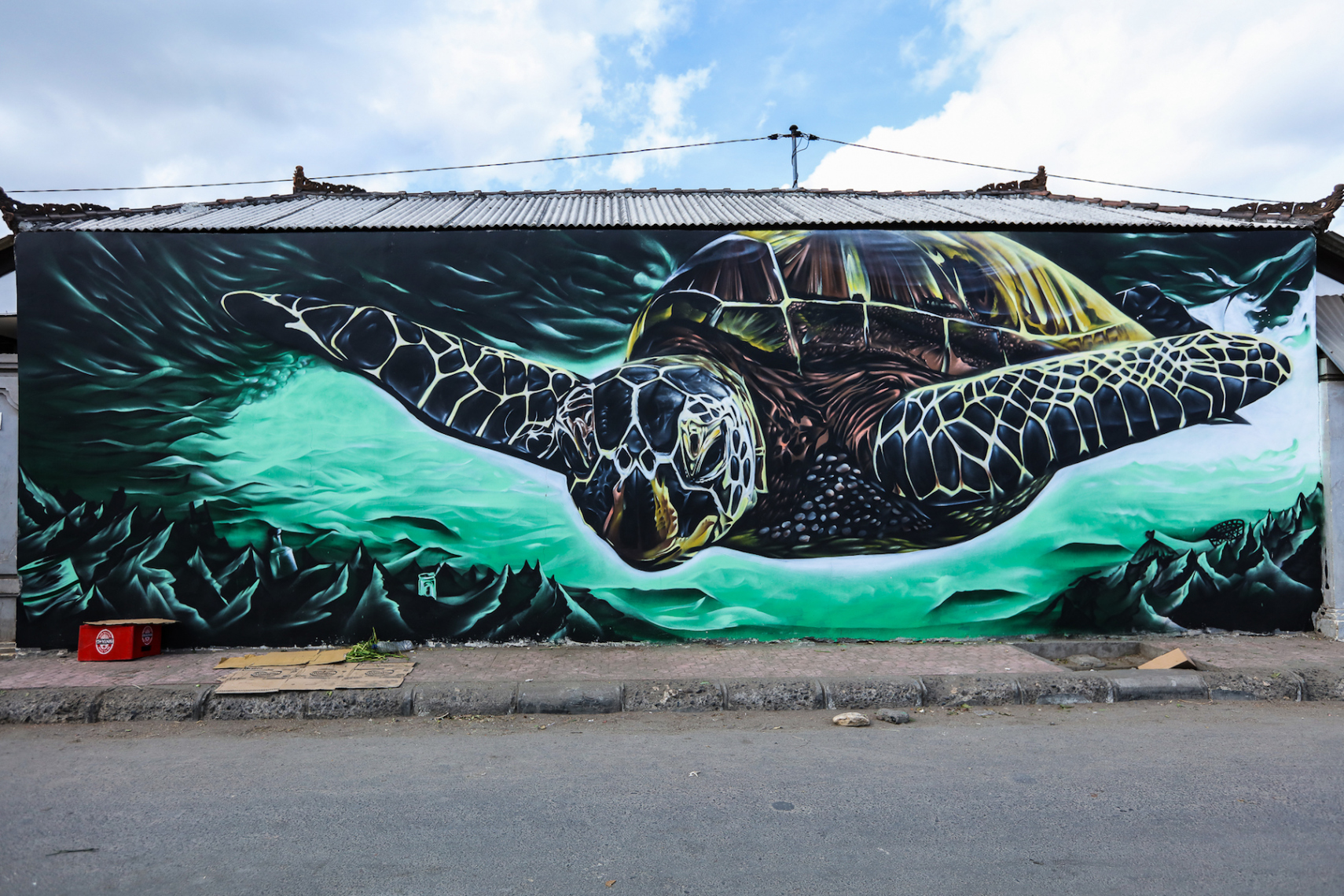 Sea Walls: Murals for Oceans Street Art Festival, Bali