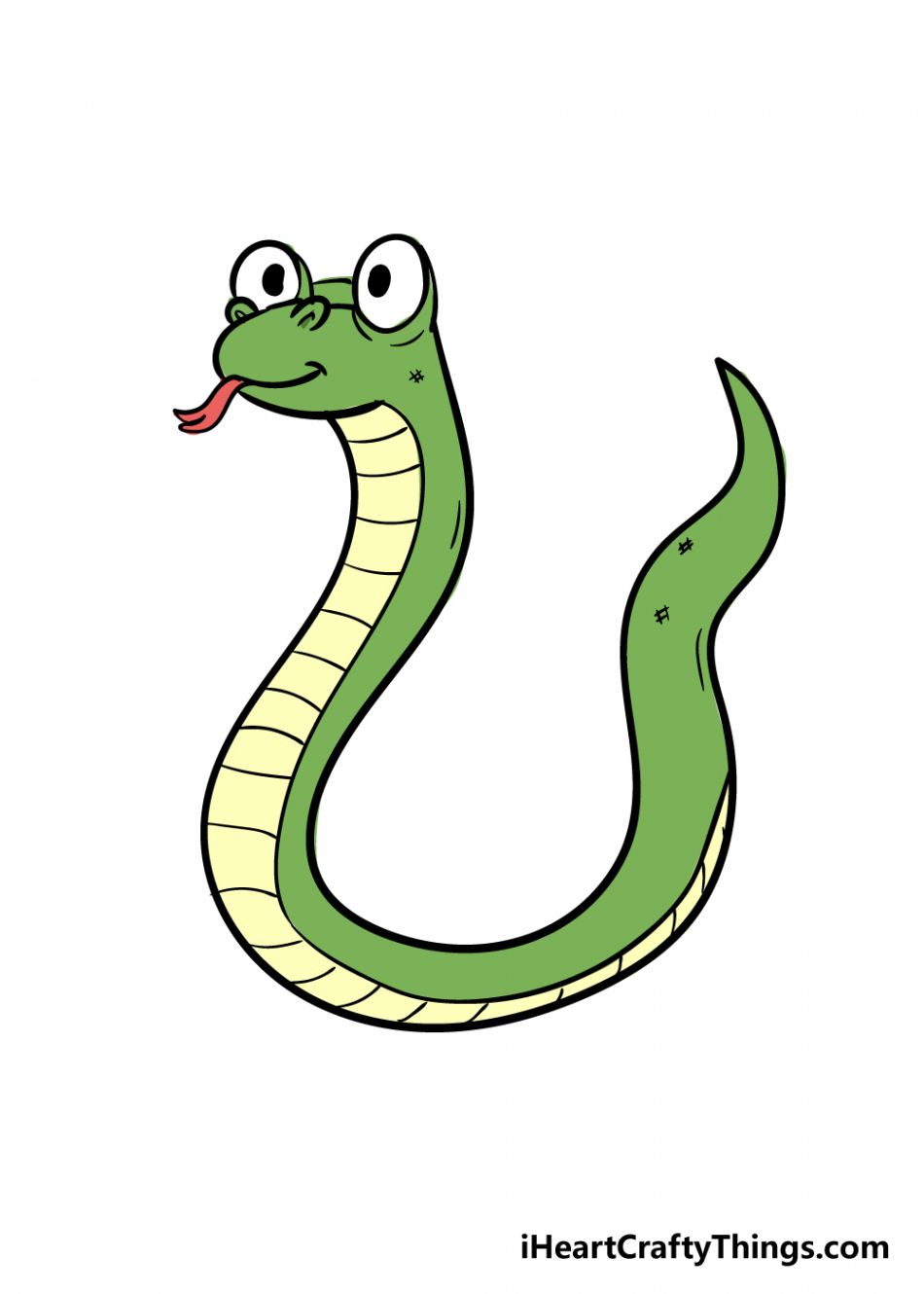 Snake Drawing - How To Draw A Snake Step By Step