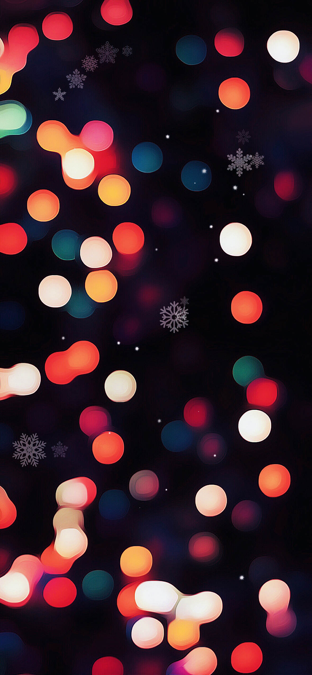 Snowy winter Christmas wallpapers for iPhone