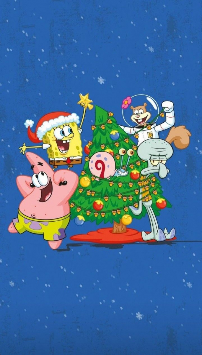 Sponge bob wallpaper christmas in   Christmas wallpaper