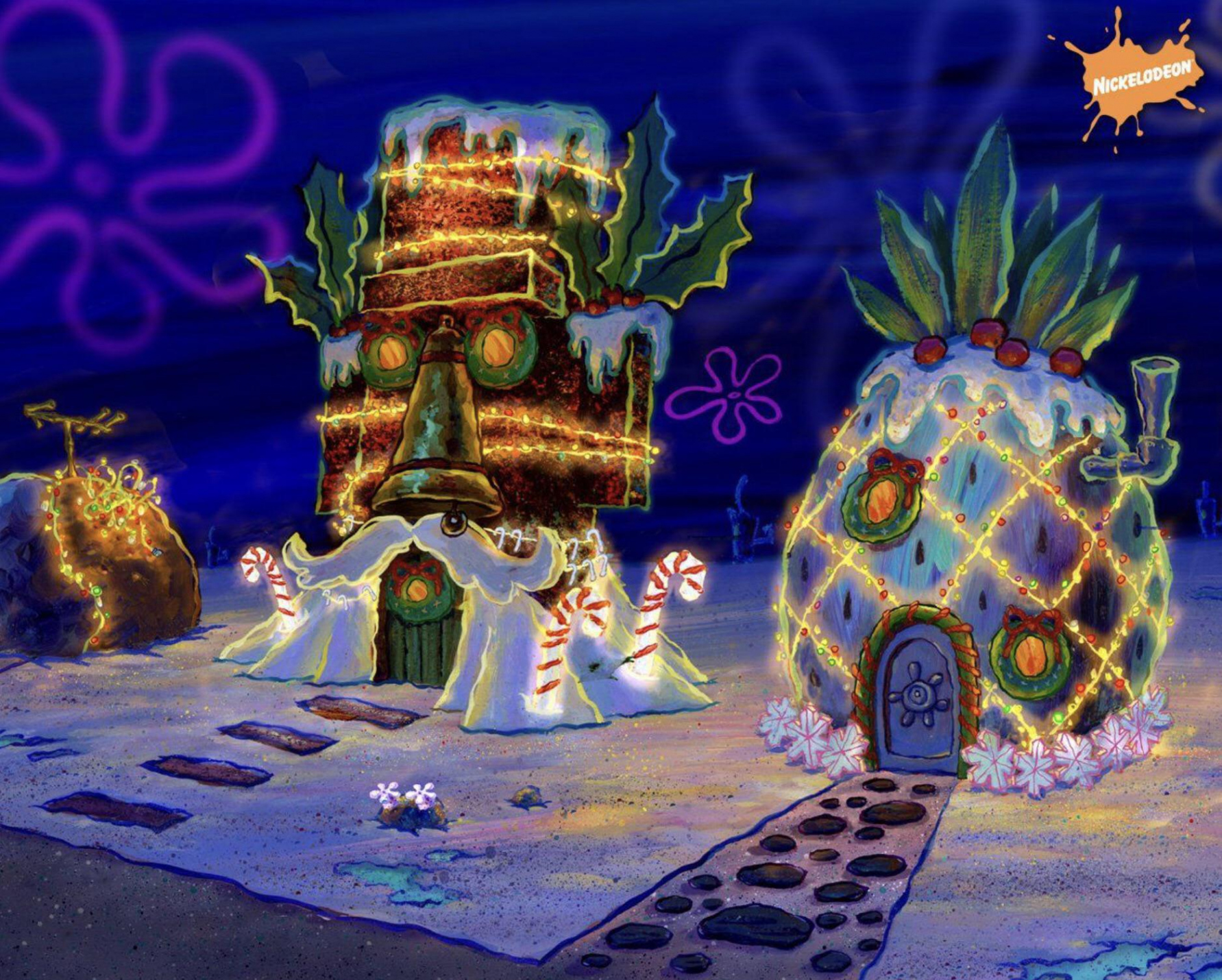 SpongeBob Christmas : r/wallpapers