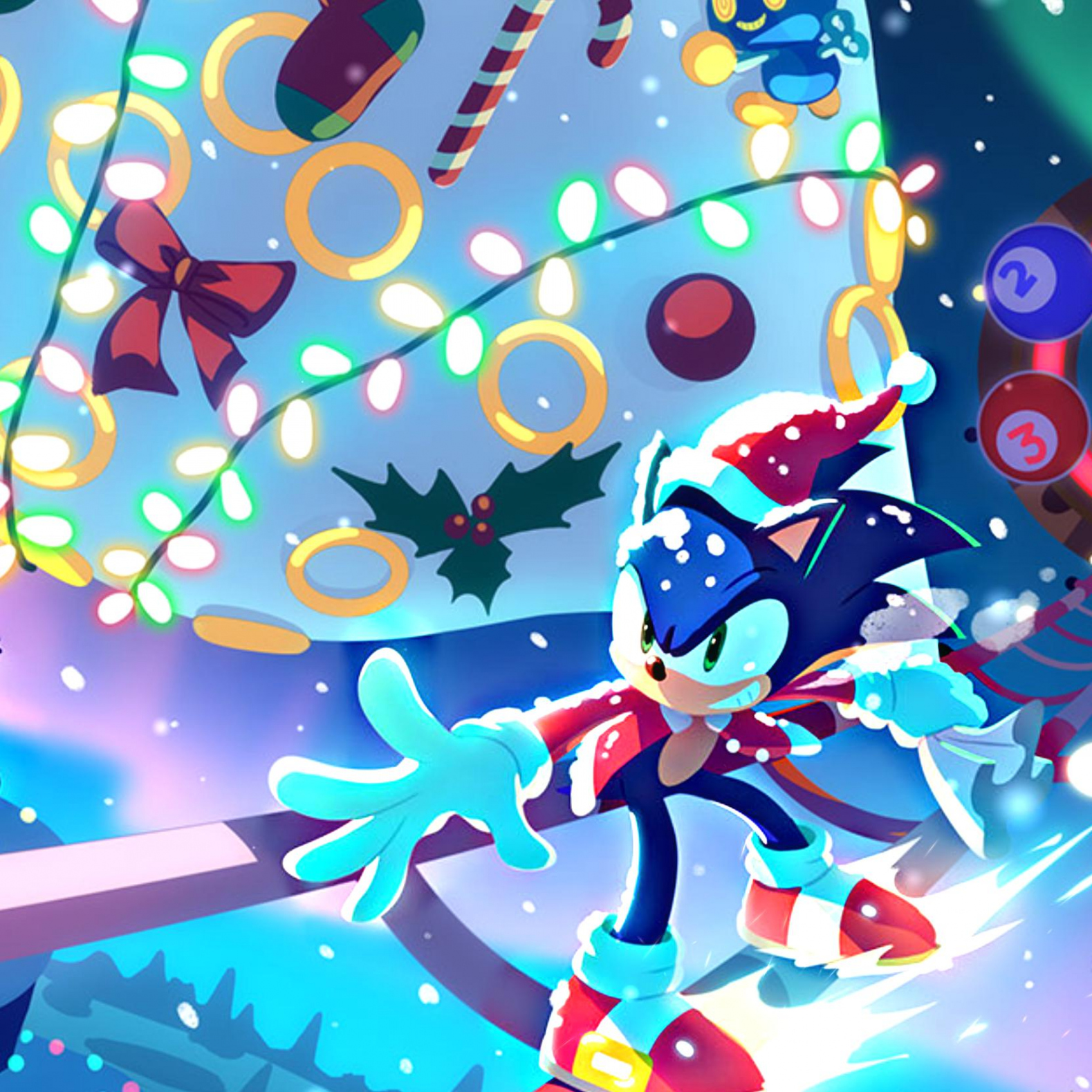 Steam Workshop::Sonic Channel  Christmas Wallpaper