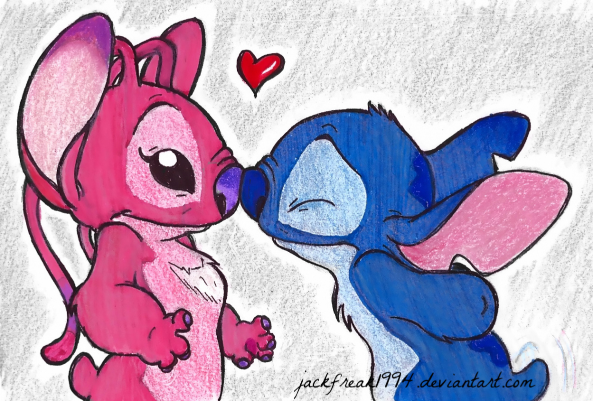 Stitch and Angel () by DB-artwork on DeviantArt