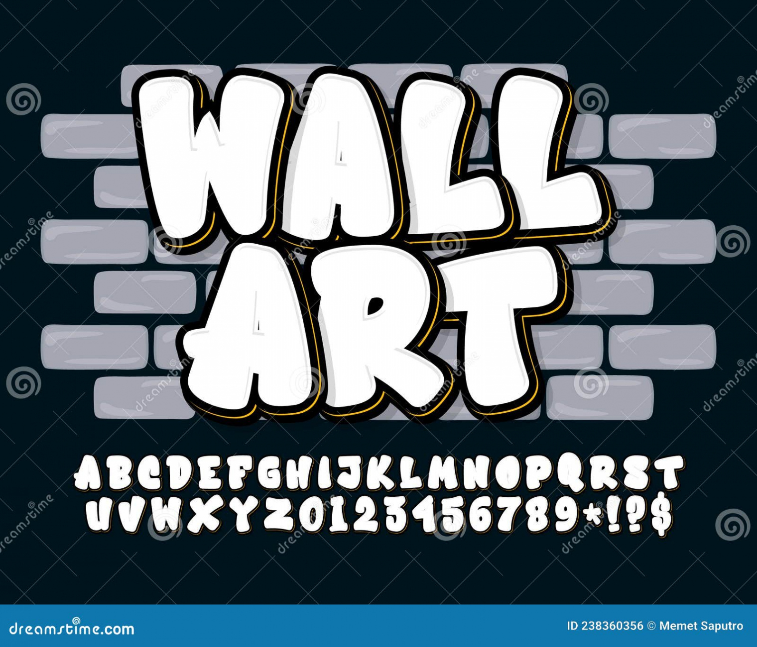 Street Art Graffiti Text Effects Stock Vector - Illustration of