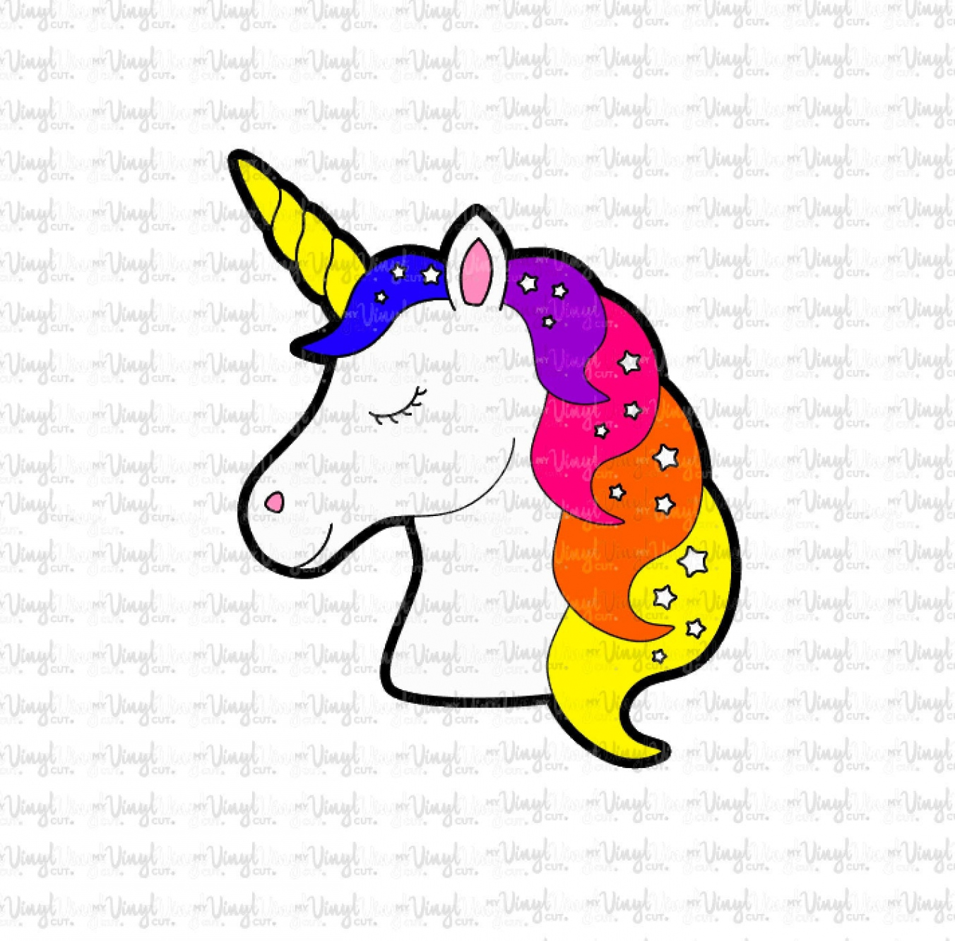 Sublimation Transfer Rainbow Unicorn Drawing Press at home on