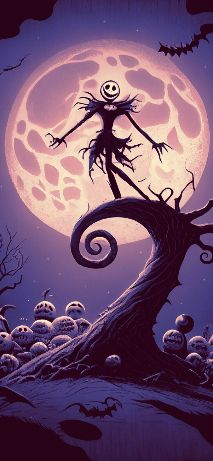 The Nightmare Before Christmas Aesthetic Wal in   Nightmare