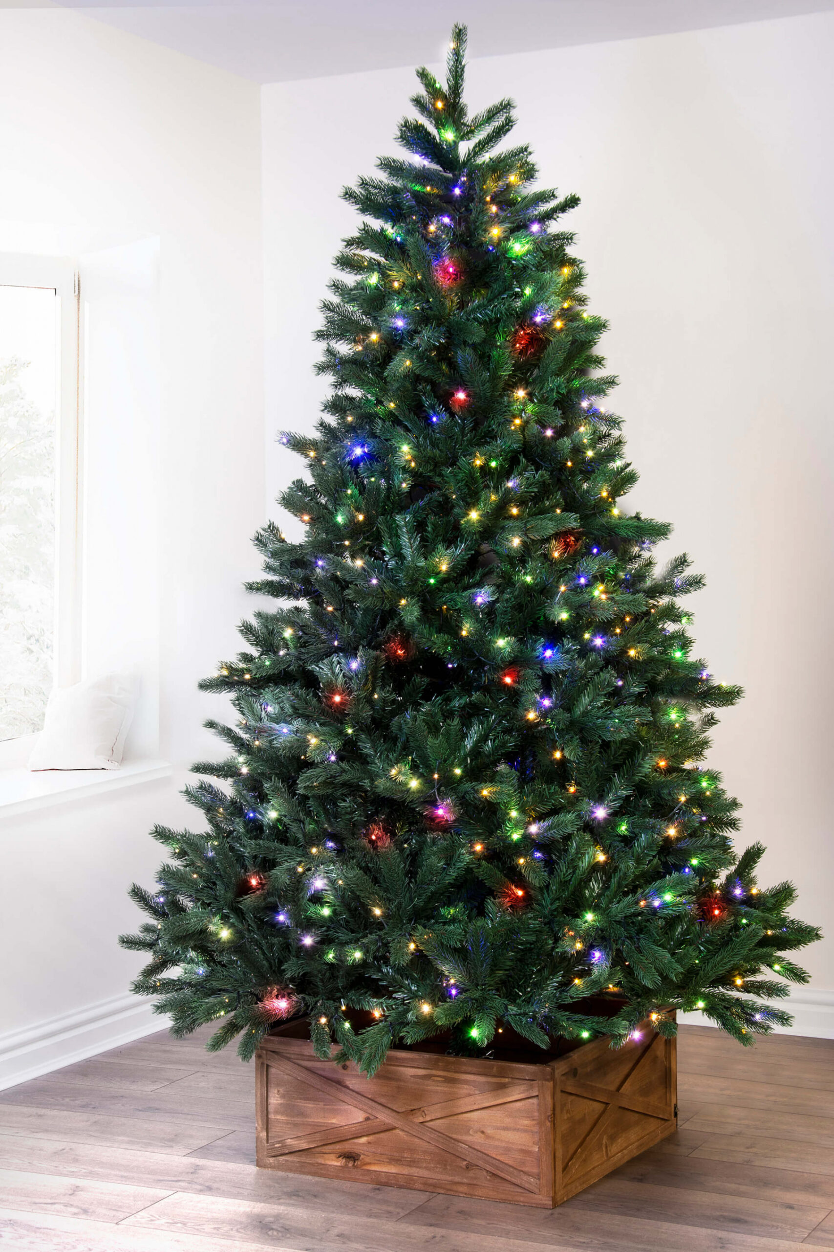 The Ultra Devonshire Fir Pre-lit with Multicoloured LEDs