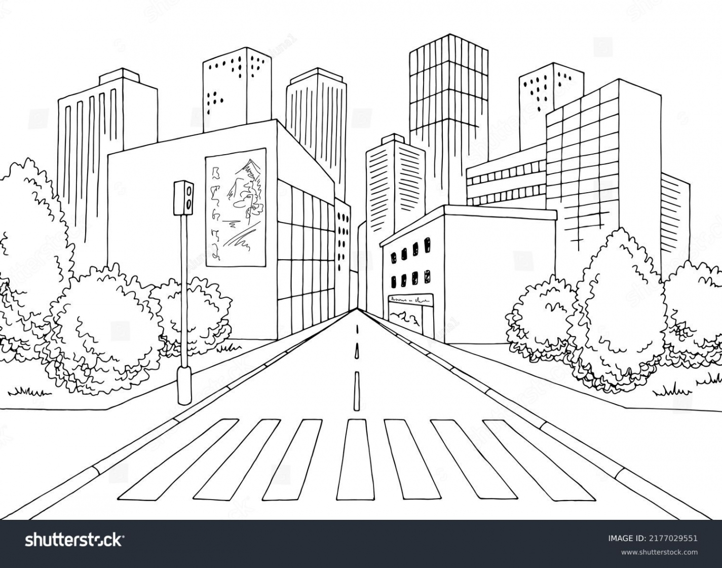 + Thousand City Landscape Drawing Royalty-Free Images, Stock