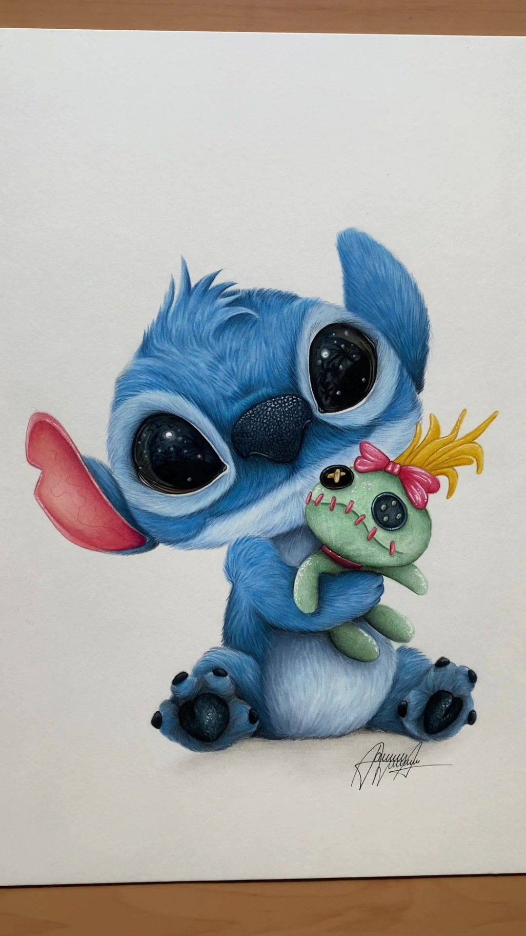 TikTok · ArtbyJazmin in   Stitch drawing, Realistic drawings