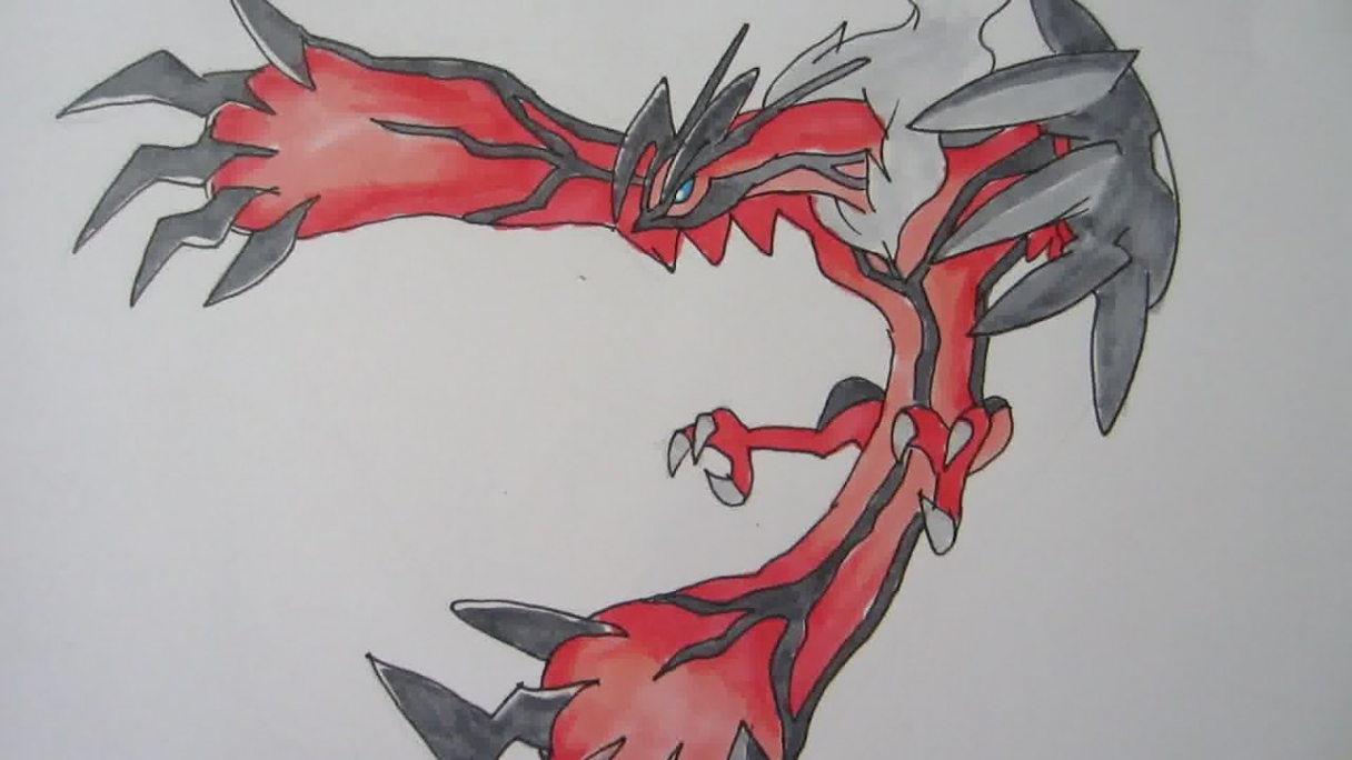 [Tutorial] How to draw Yveltal from Pokemon Y イベルタル