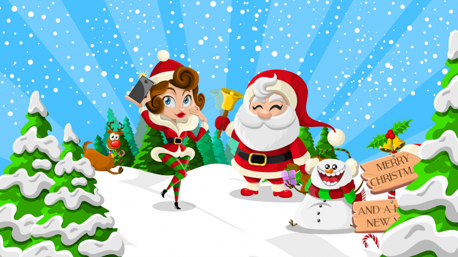 + Very Merry Free Christmas Vectors  GraphicMama Blog