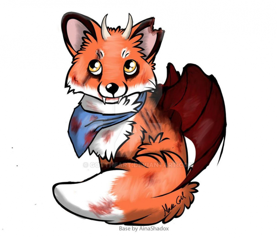 Vix the Zombie Fox by Gottheart on DeviantArt