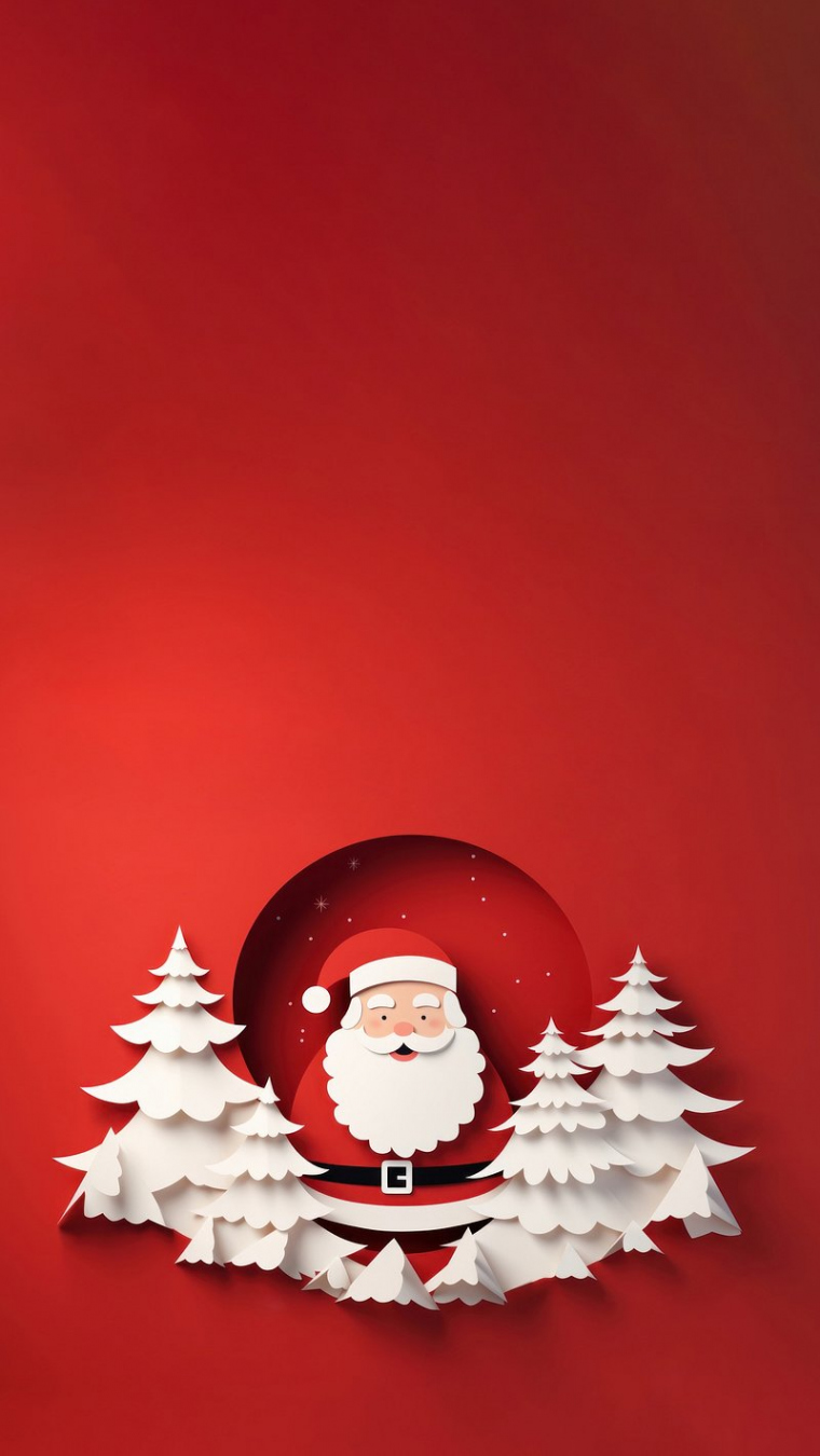 Wallpaper Phone Santa Claus Images  Free Photos, PNG Stickers