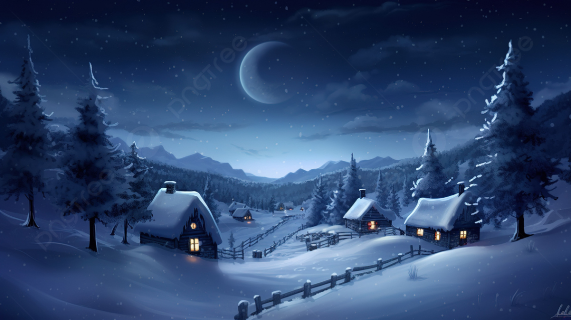 Wallpapers And Images Of Christmas Landscape For Desktop