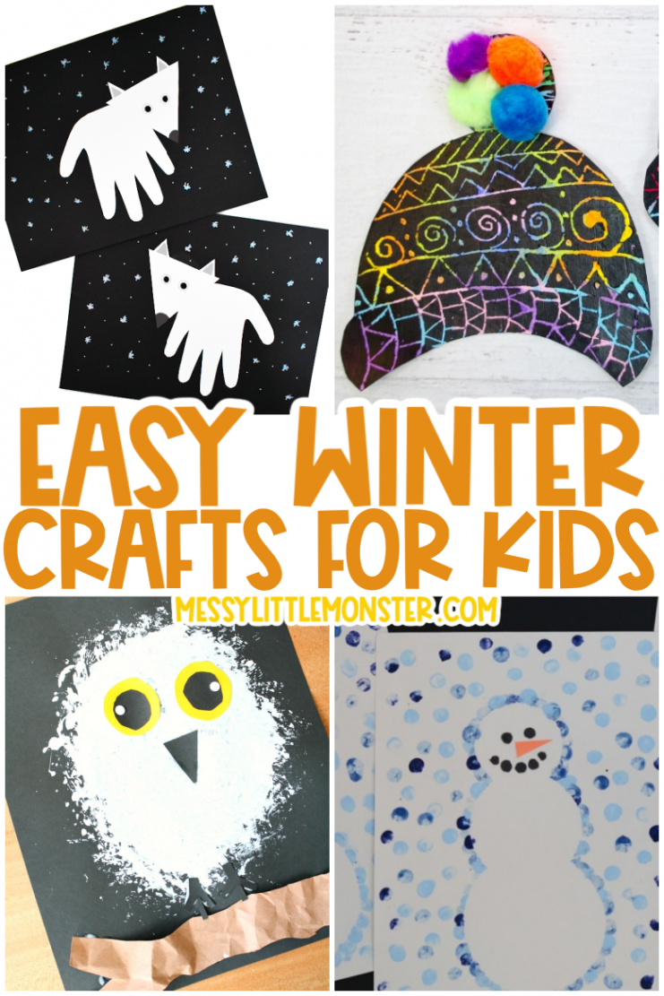 Wonderful Winter Crafts for Kids - Messy Little Monster