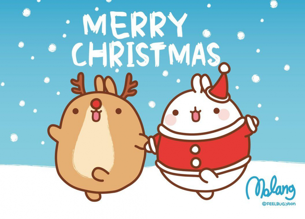 Xmas - Rudolph  Cute christmas backgrounds, Kawaii christmas